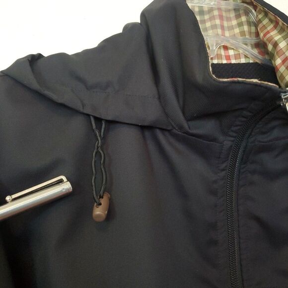 Irish Setter Country Flavor Rain Hoodie Jacket Full Zip Lined Womens Sz M Black - Picture 12 of 16